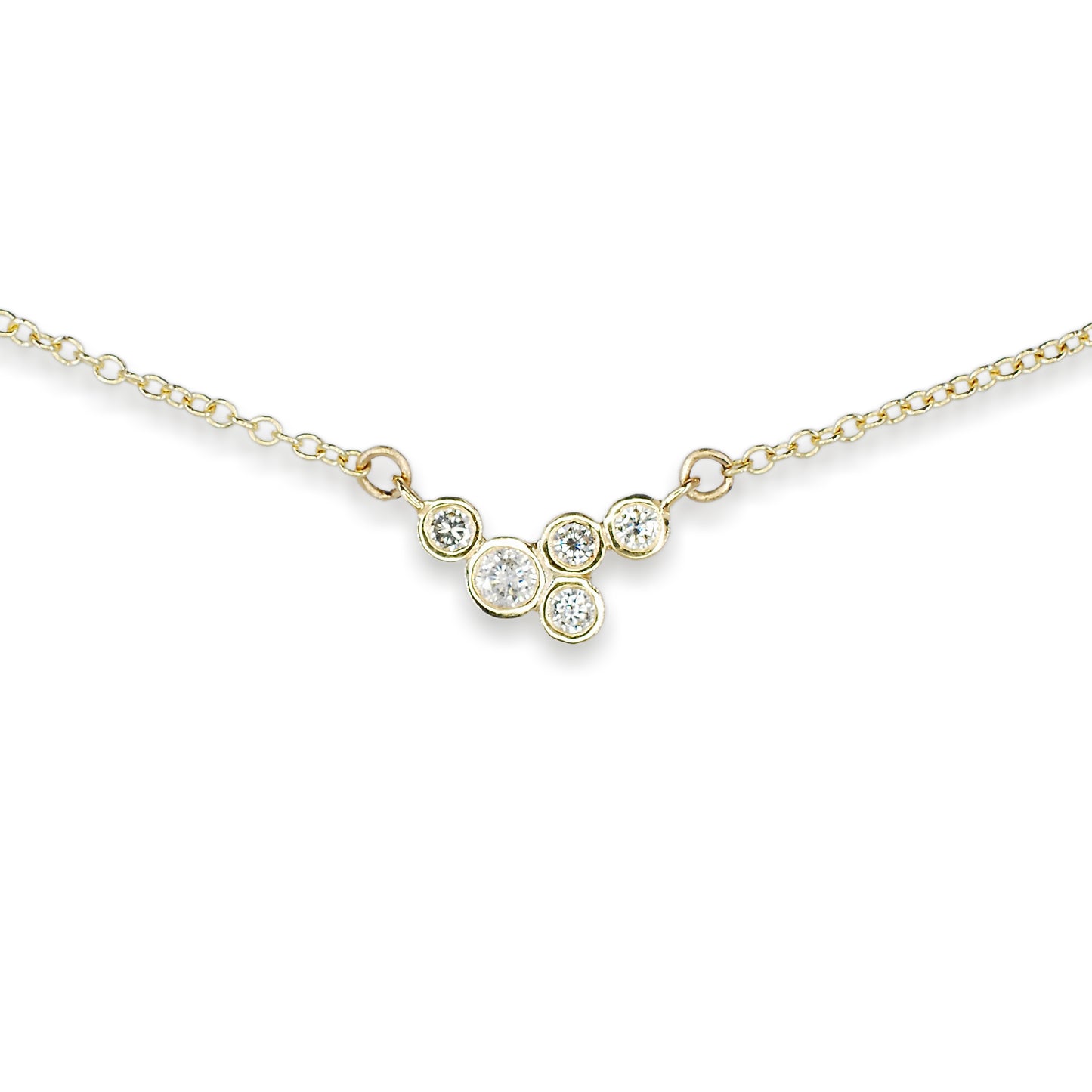 9ct Yellow Gold Tutti Fruity Diamond Pendant