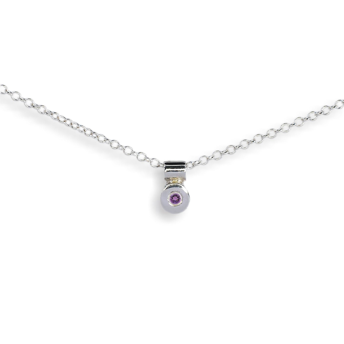 Storm Silver Purple Amethyst Pendant