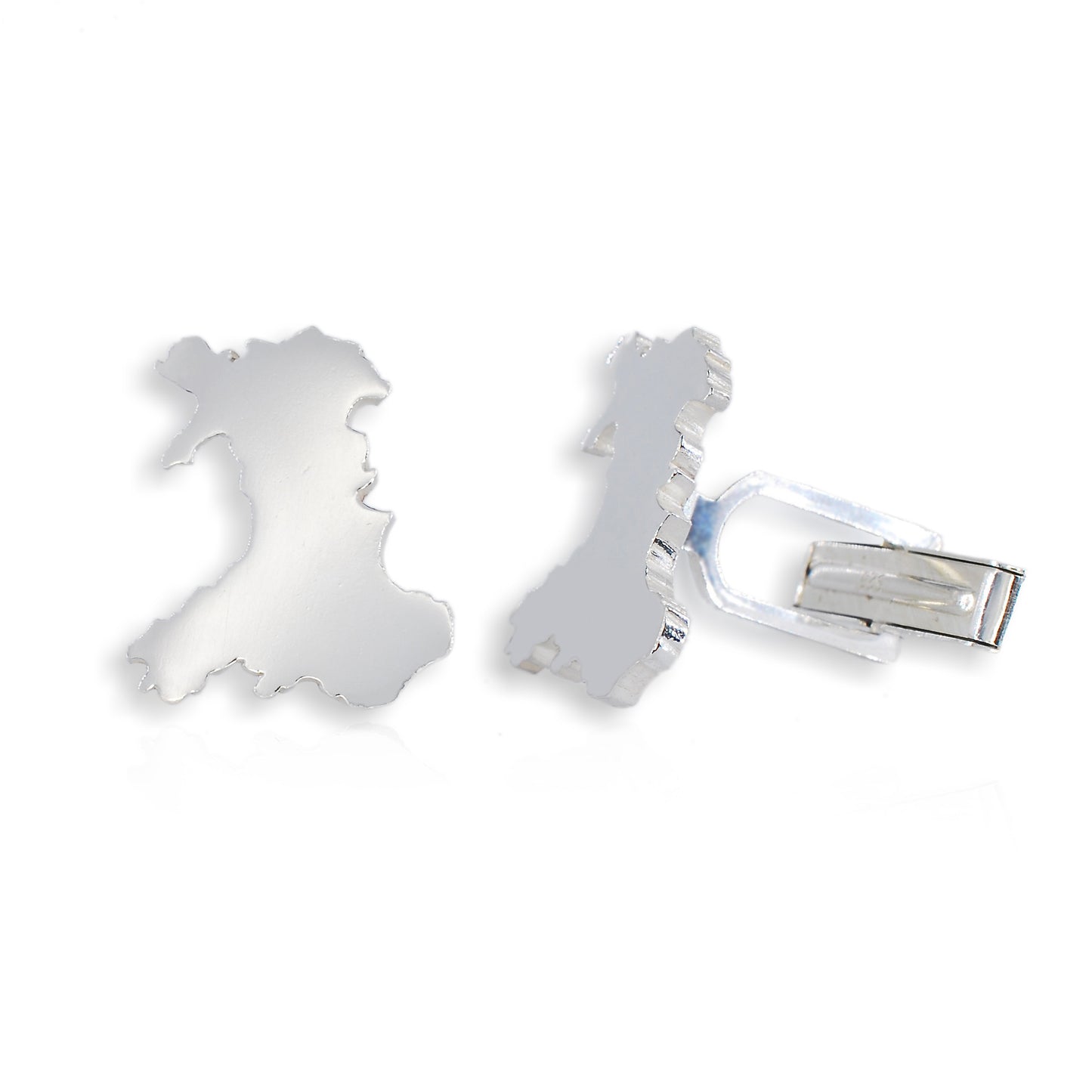 Silver Single Sided Welsh Cufflinks