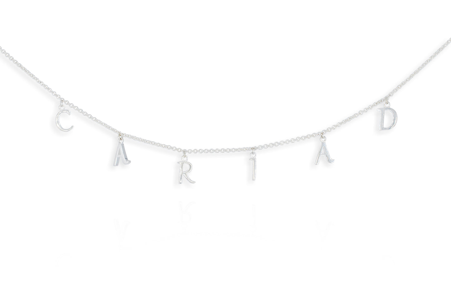 Silver Cariad Necklace