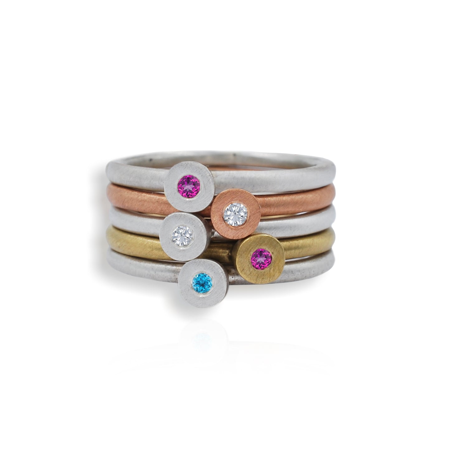 Storm Silver Blue Topaz Ring