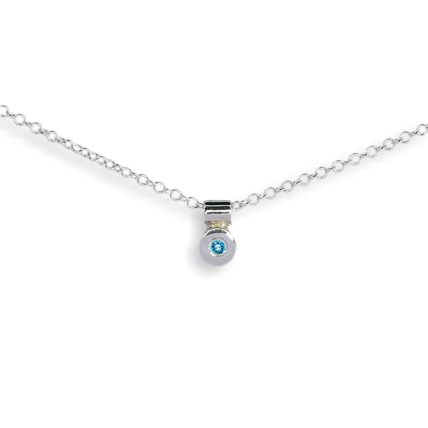 Storm Silver Blue Topaz Pendant