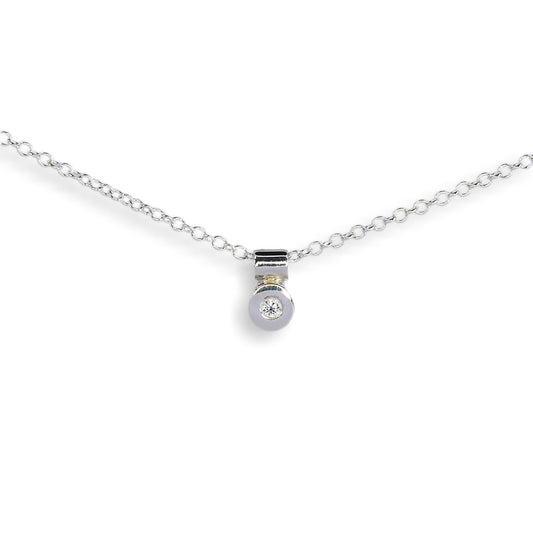 Storm Silver Diamond Pendant