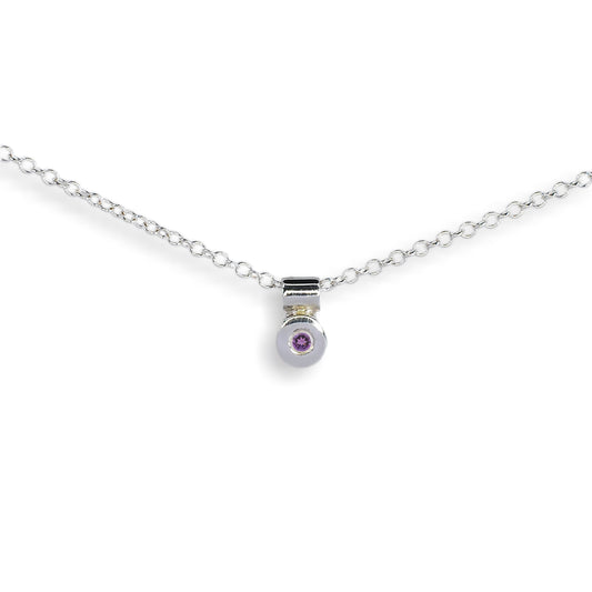 Storm Silver Purple Amethyst Pendant
