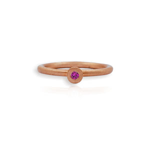 Storm 9ct Rose Gold Sapphire Ring