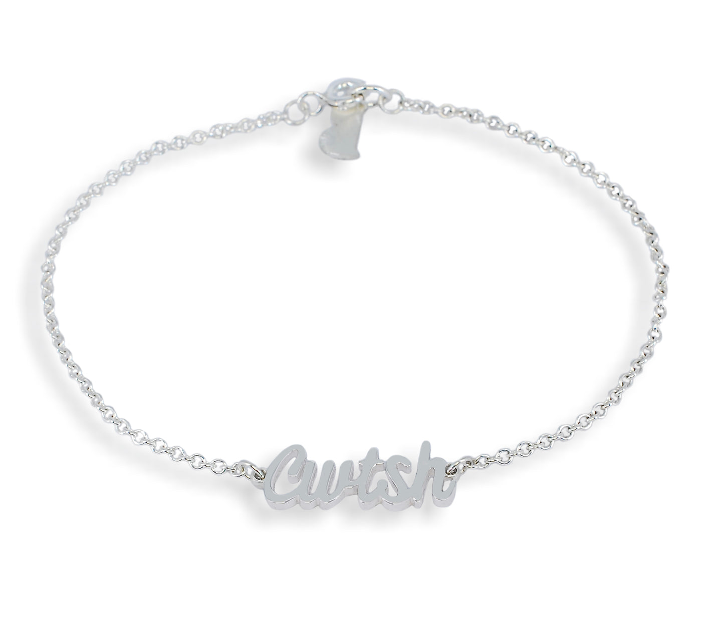 Signature Cwtsh Silver Bracelet