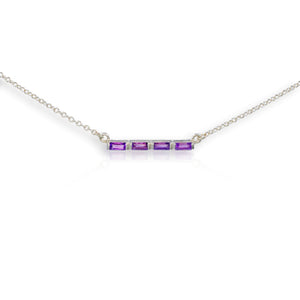 Byzantine Silver Purple Amethyst Pendant